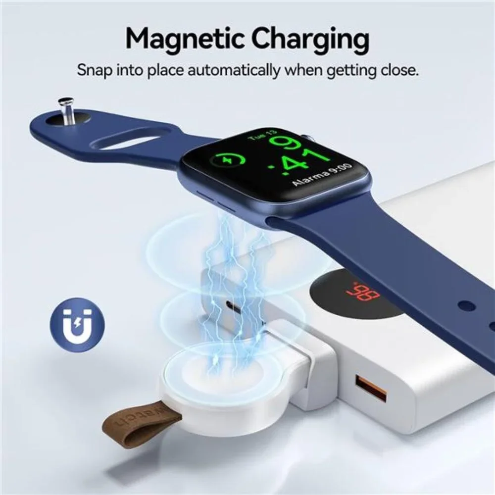 Charger for Apple Watch Portable iWatch USB Wireless Charger, Travel Cordless